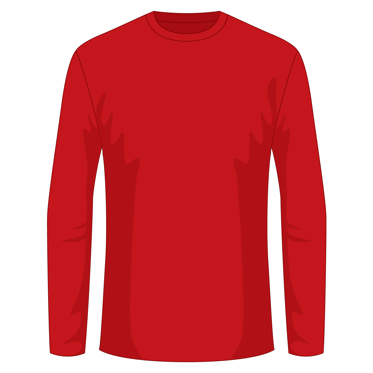 long-sleeve-shirt-red