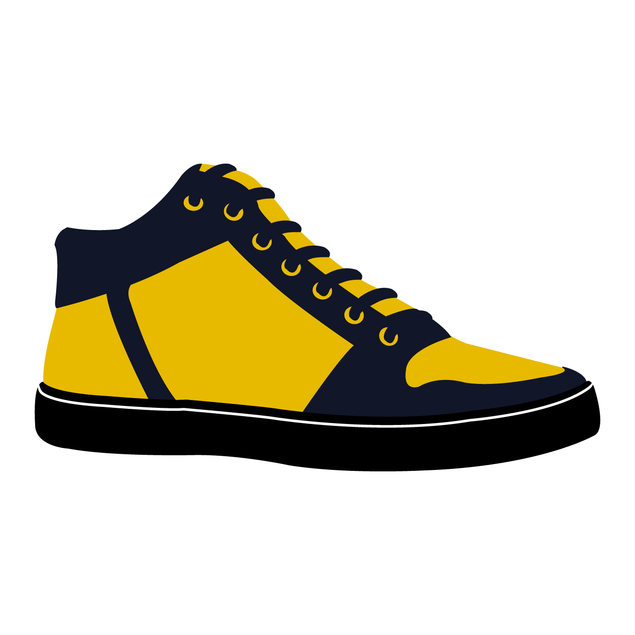 tennis-shoe-mid-yellow